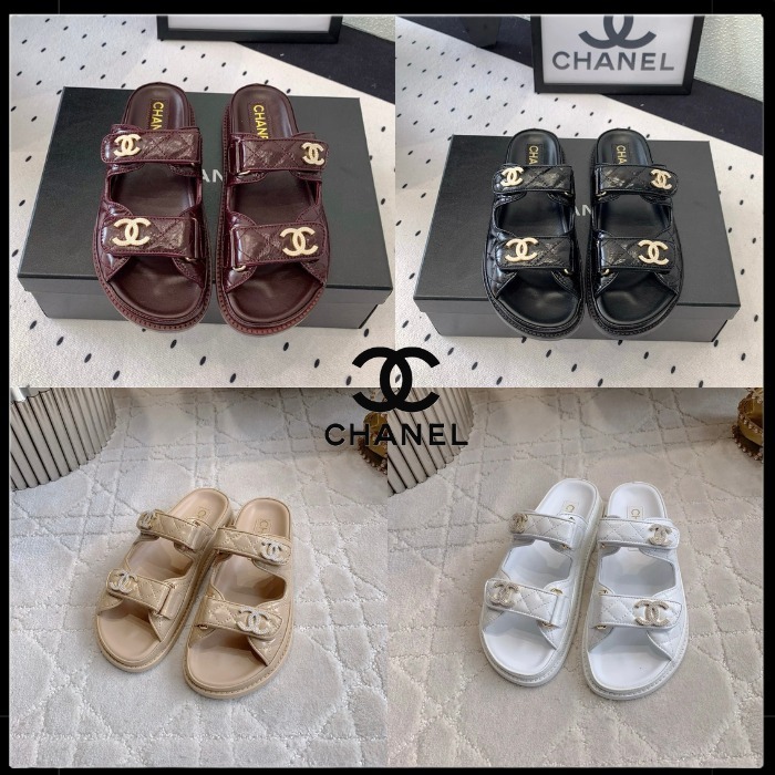 【パールロゴの特別感☆】 CHANEL サンダル