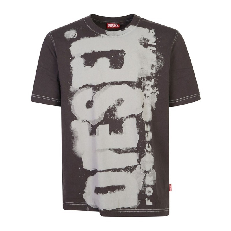 DIESEL ペイント ロゴ Ｔシャツ 半袖