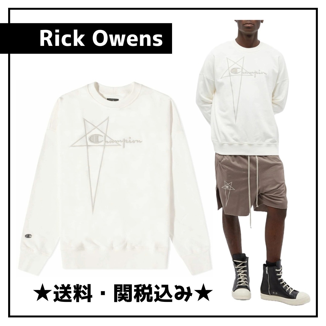 ★大人気コラボ★【Rick Owens】Champion コラボ スウェット