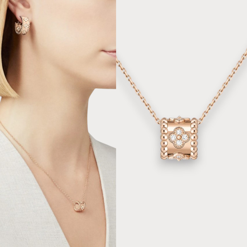 Van Cleef & Arpels PERLEE CLOVERS 18K ネックレス【ランク:S】