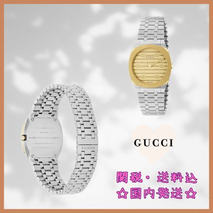 シルバー（銀色）系 GUCCI(グッチ) 腕時計(レディース) - 海外