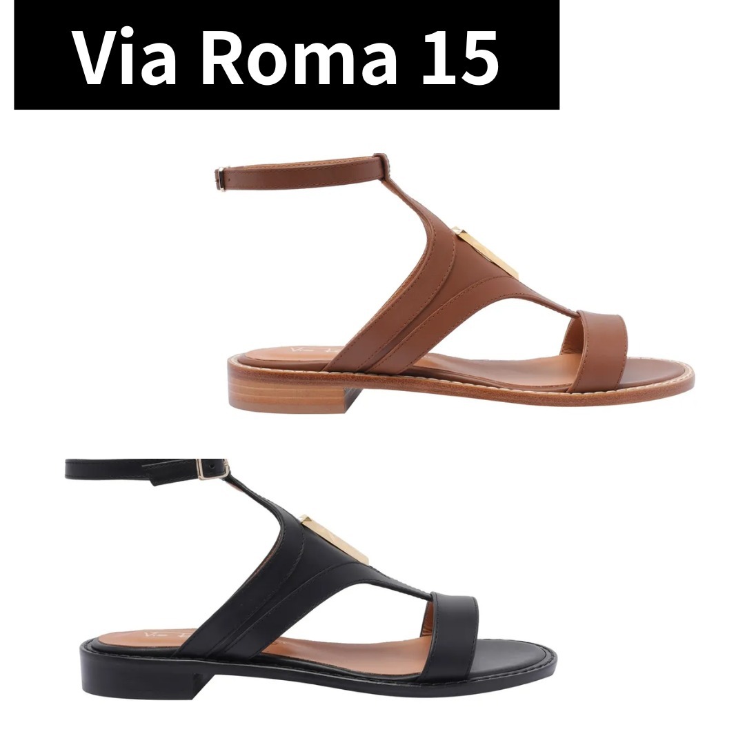 【Via Roma 15】ロゴサンダル