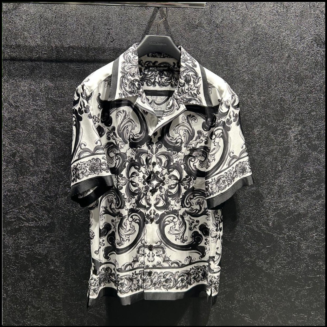 ◆完売前に◆【Dolce&Gabbana】マヨリカプリント アロハシャツ