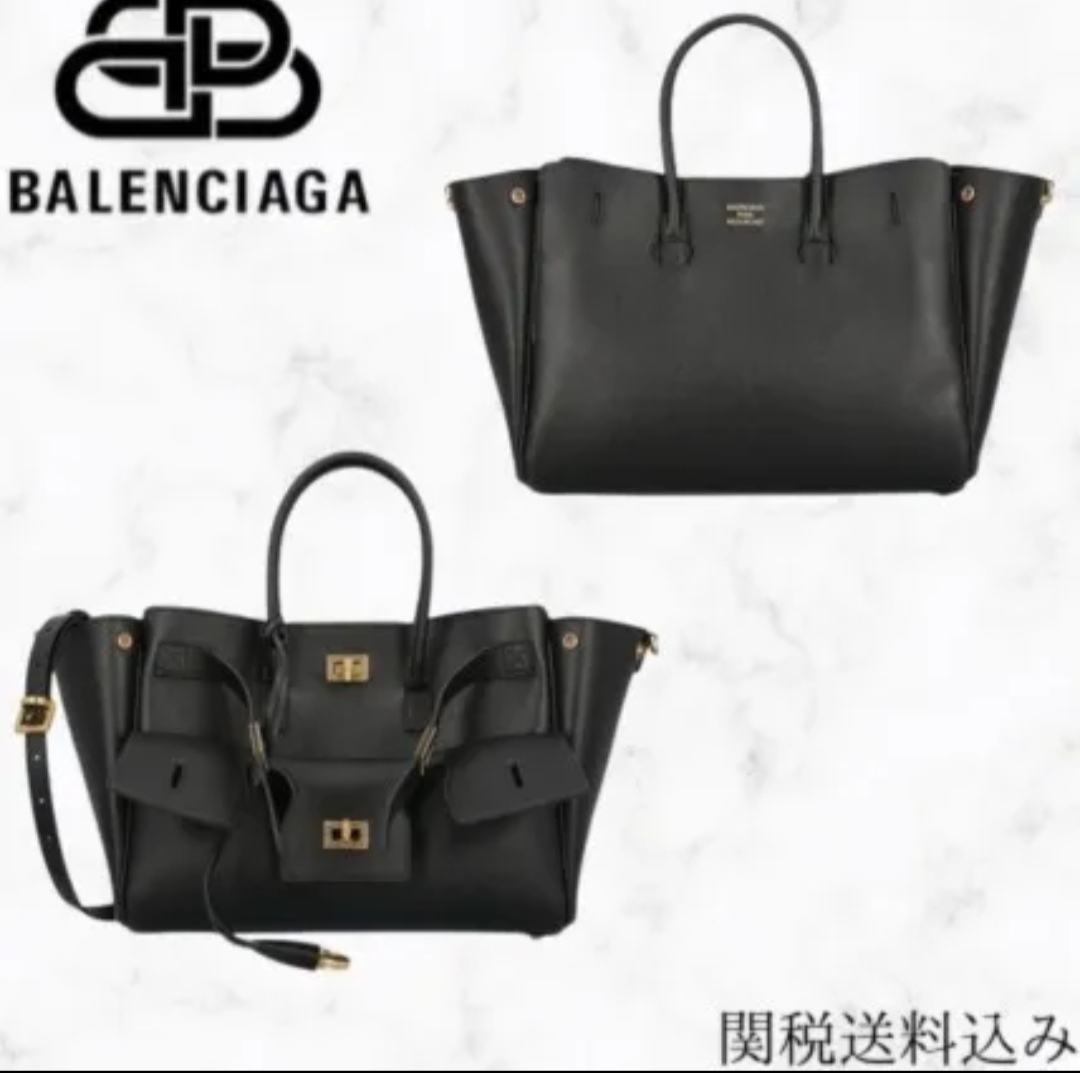 BALENCIAGA＊ブラック トートバッグ