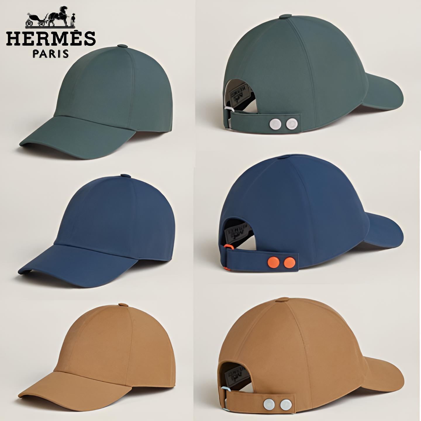 シンプルに惹かれる♪【HERMES】《ライリー・カラー》キャップ