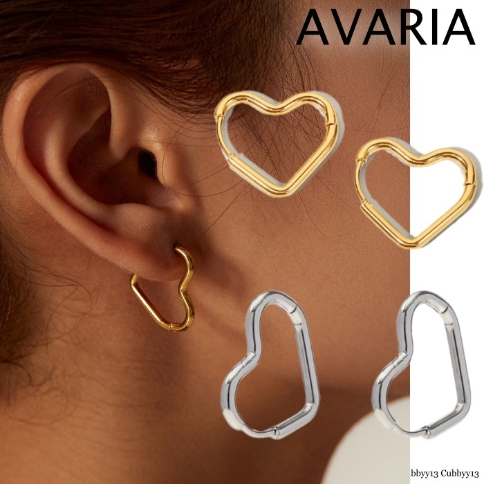 【話題:水中OK色あせなし:左右セット】AVARIA Helenaピアス