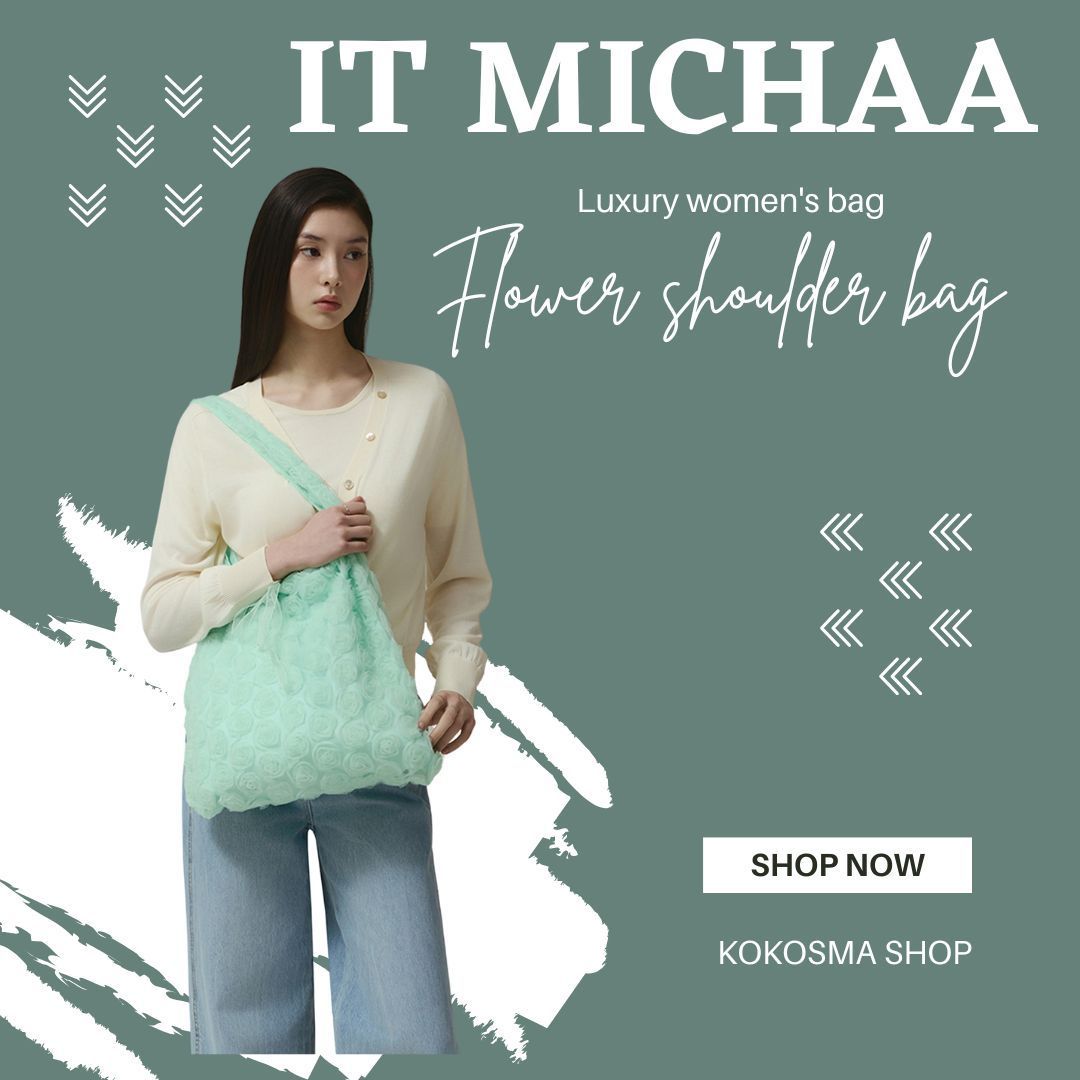IT MICHAA [イミシャ] Flower Shoulder Bag