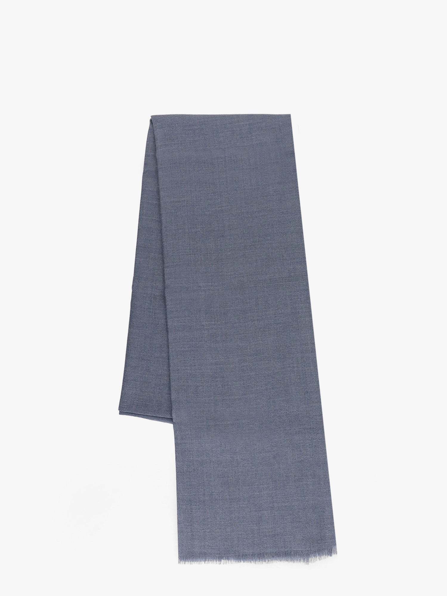 スカーフ BRUNELLO CUCINELLI Cashmere and silk sparkling scarf Blu