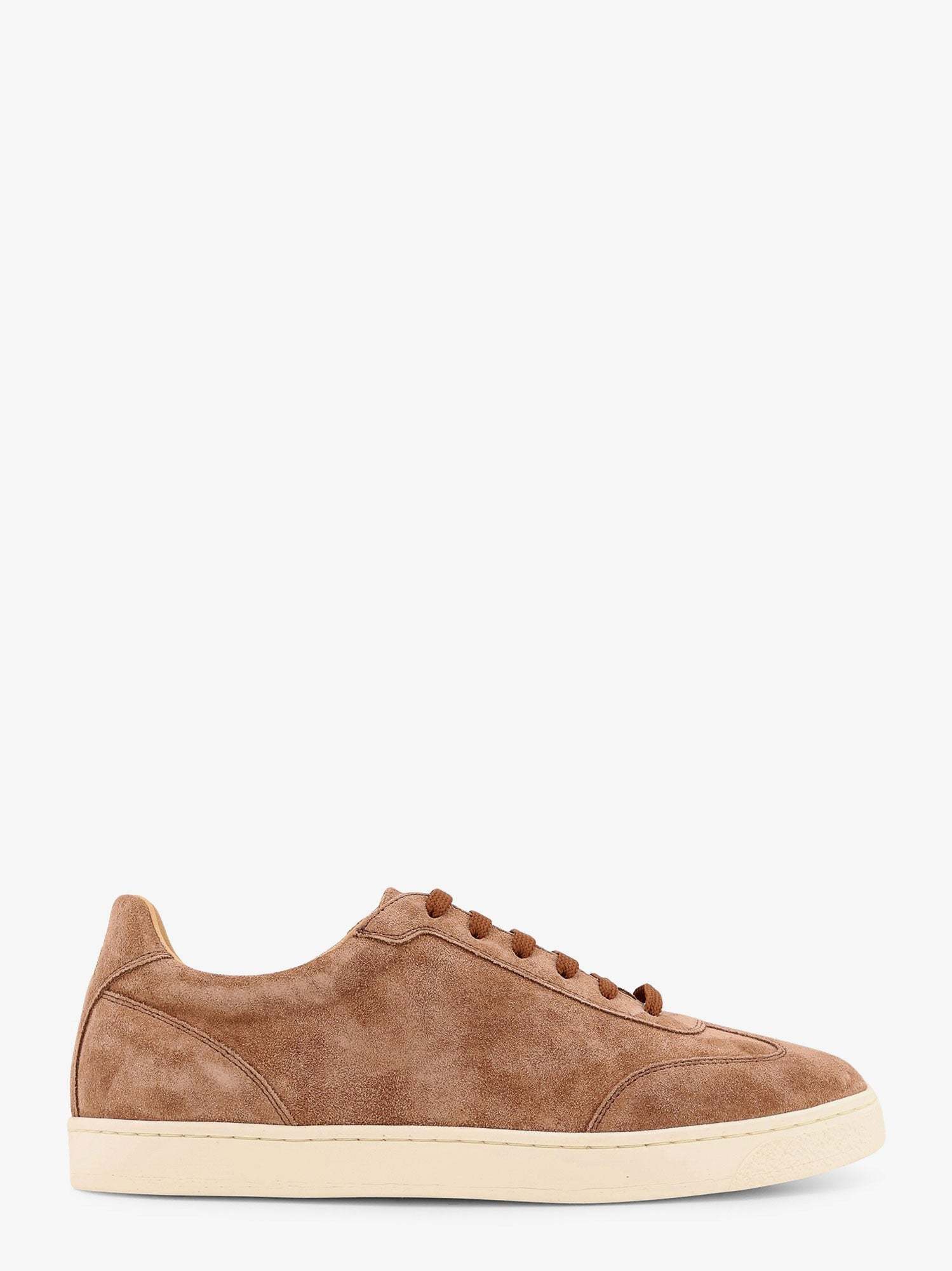スニーカー BRUNELLO CUCINELLI Suede low-top sneakers Marrone