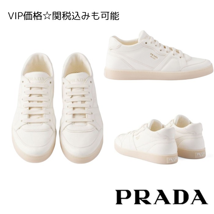 VIP価格☆PRADA ナッパレザー スニーカー