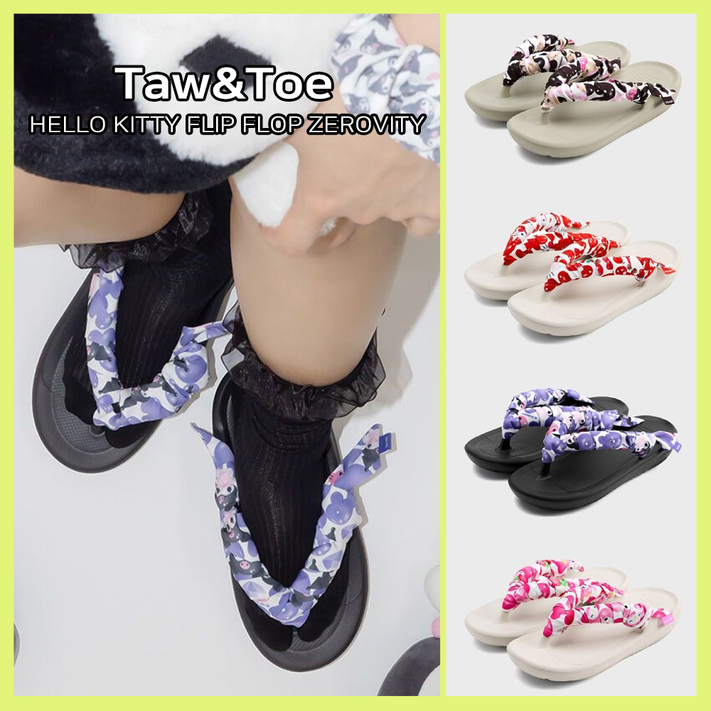 ●大人気 【Taw&Toe x Sanrio】 HELLO KITTY FLIP FLOP ZEROVITY