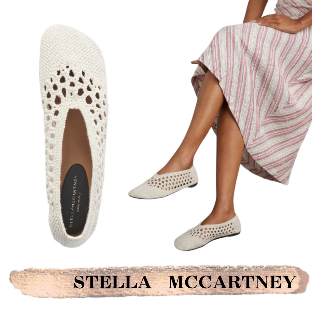 Stella McCartney☆関税込み☆クロシェ編みバレエフラット