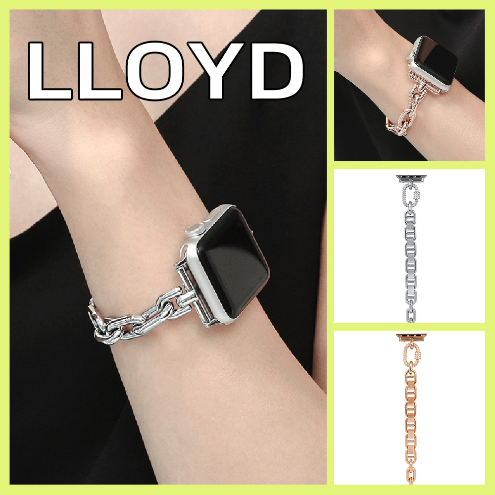 【LLOYD】チェーン メタル Apple Watch ベルト ●送料・関税込