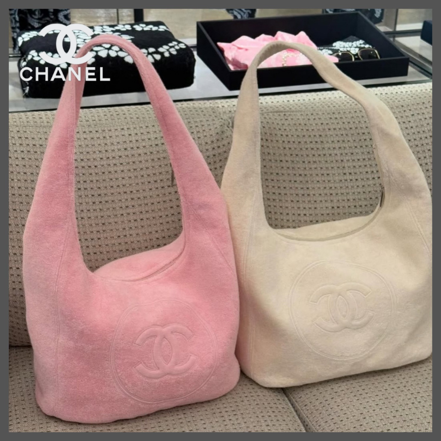 【旅行にピッタリ☆】CHANEL タオル＆バック