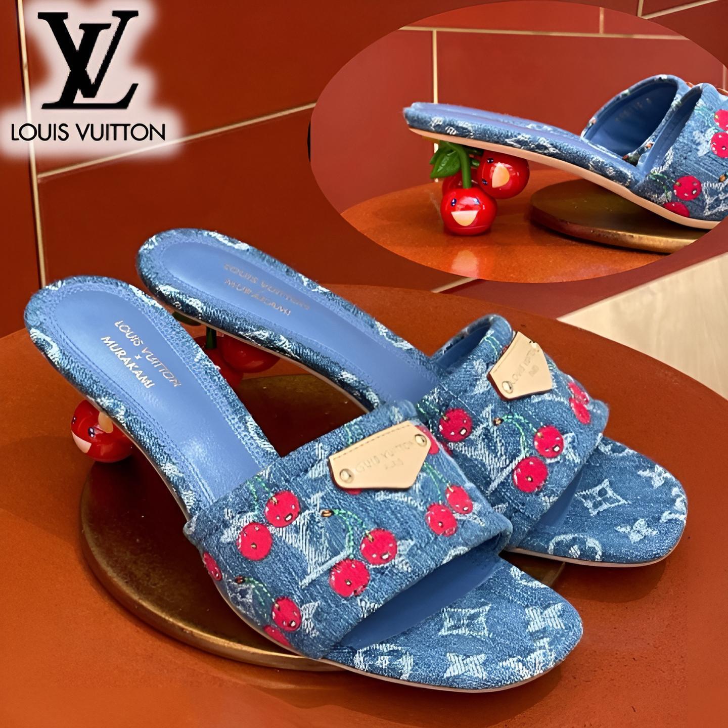 チェリー型ヒール♪【Louis Vuitton】LV × TM リリー ミュール