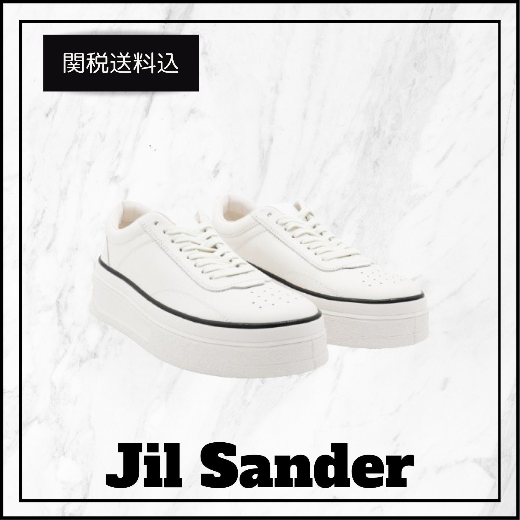 関税送料込★Jil Sander ローカットスニーカー