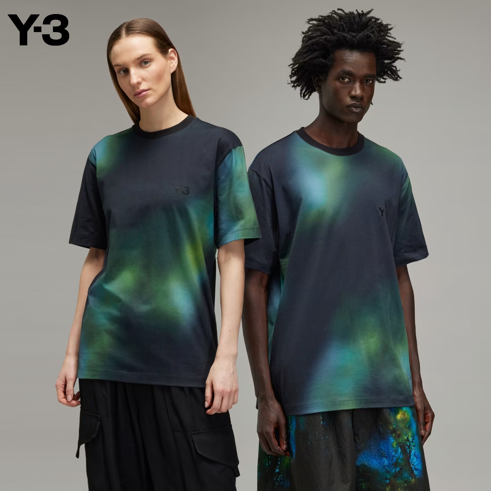 Y-3 - Regular AOP Tee Tシャツ