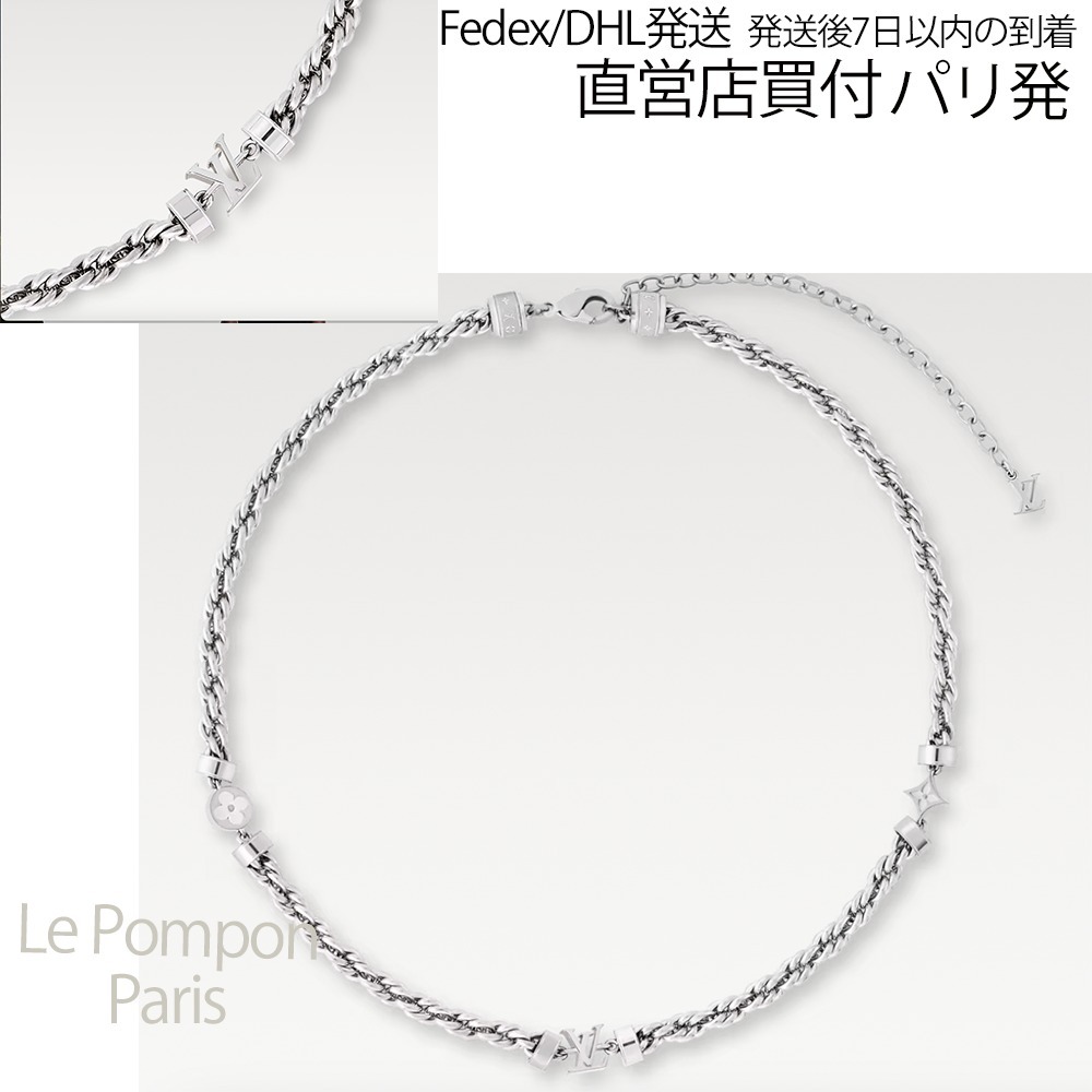 Louis Vuitton☆ネックレスLV ワイヤー