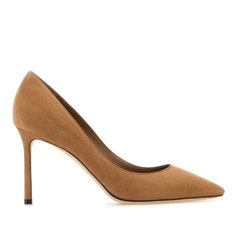 パンプス Jimmy Choo Cappuccino suede Romy 85 pumps