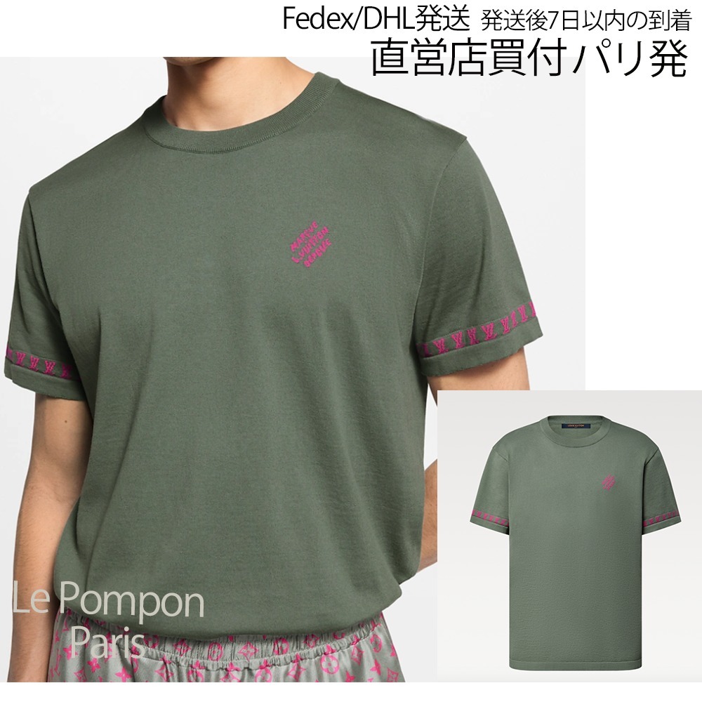 Louis Vuitton☆エシグネチャー コットンクルーネックTシャツ