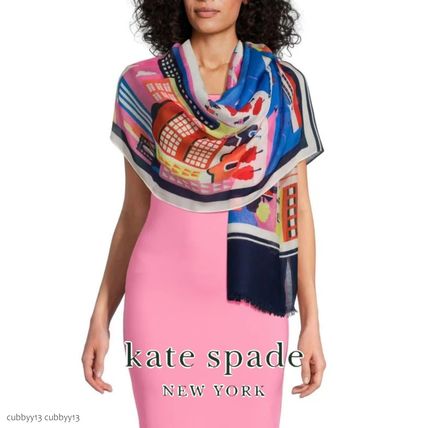 最終値下げ】kate spade new york☆viney 花柄スカーフ (kate