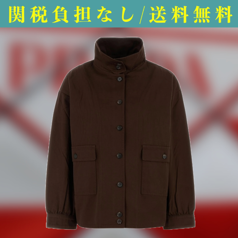 関税込☆PRADA オールドギャバジンコットン シャツジャケット