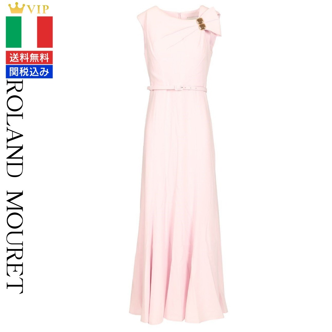 VIP【関税送料無料】希少 Roland Mouret Satin crepe dress