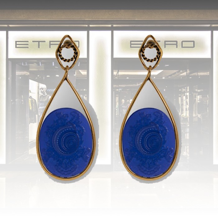 【★完売必至★】ETRO ☆ カメオシェル ピアス