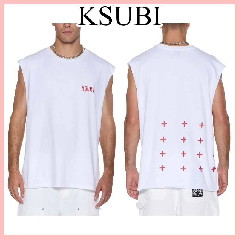 KSUBI Kingdom カットオフ biggie Tシャツ White 送料込み