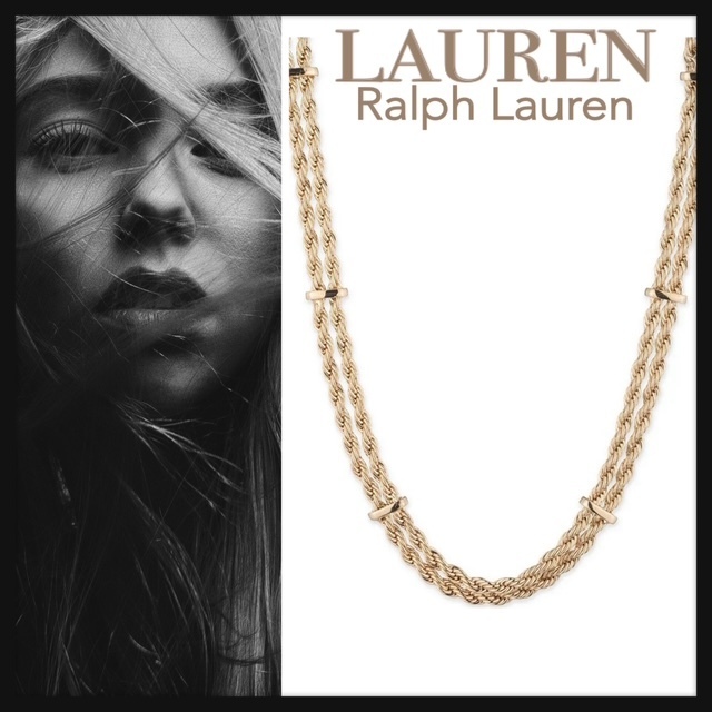 NEW★Ralph Lauren★2連ロープ/ネックレス