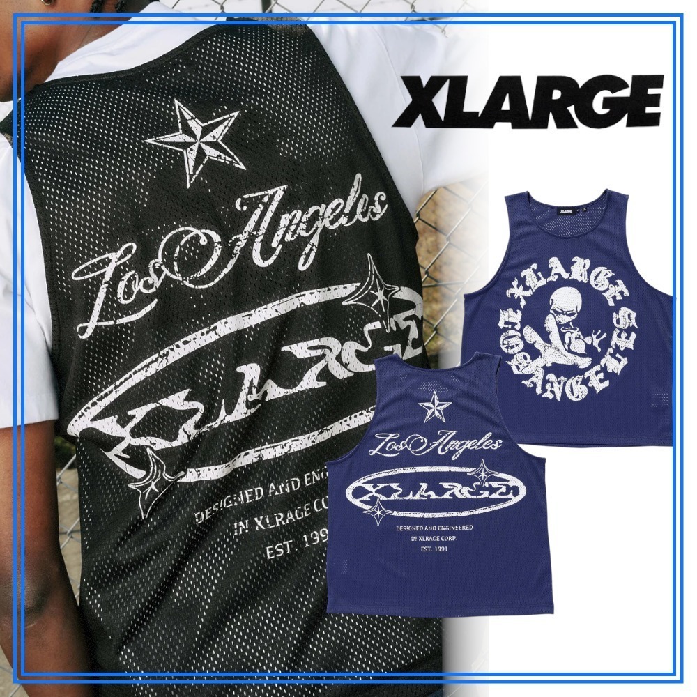 大人気 売切れ前に XLARGE ALIEN MESH TANK TOP インパクト大◎