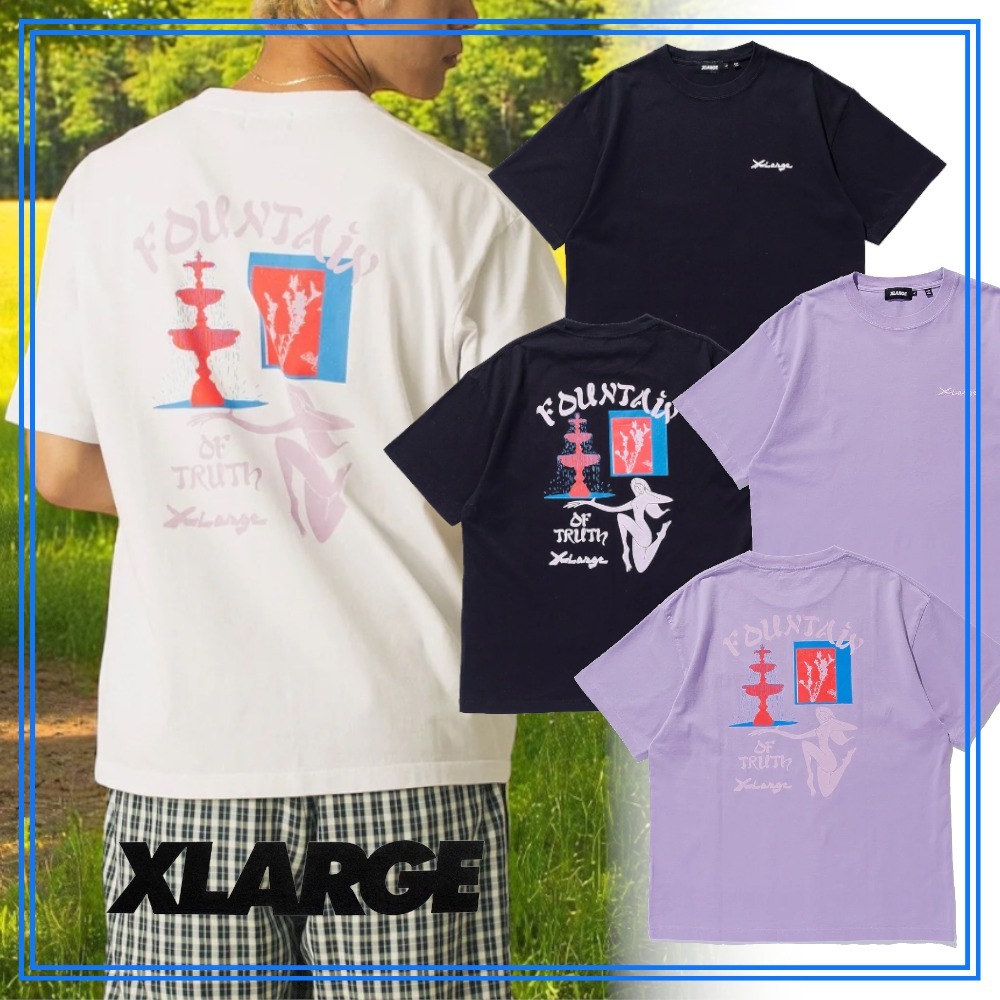 早い者勝ち XLARGE FOUNTAIN OF TRUTH S/S TEE バックプリント