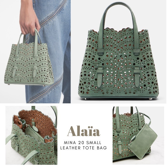 【new】★ALAIA★「Mina20」スモールレザートートバッグ