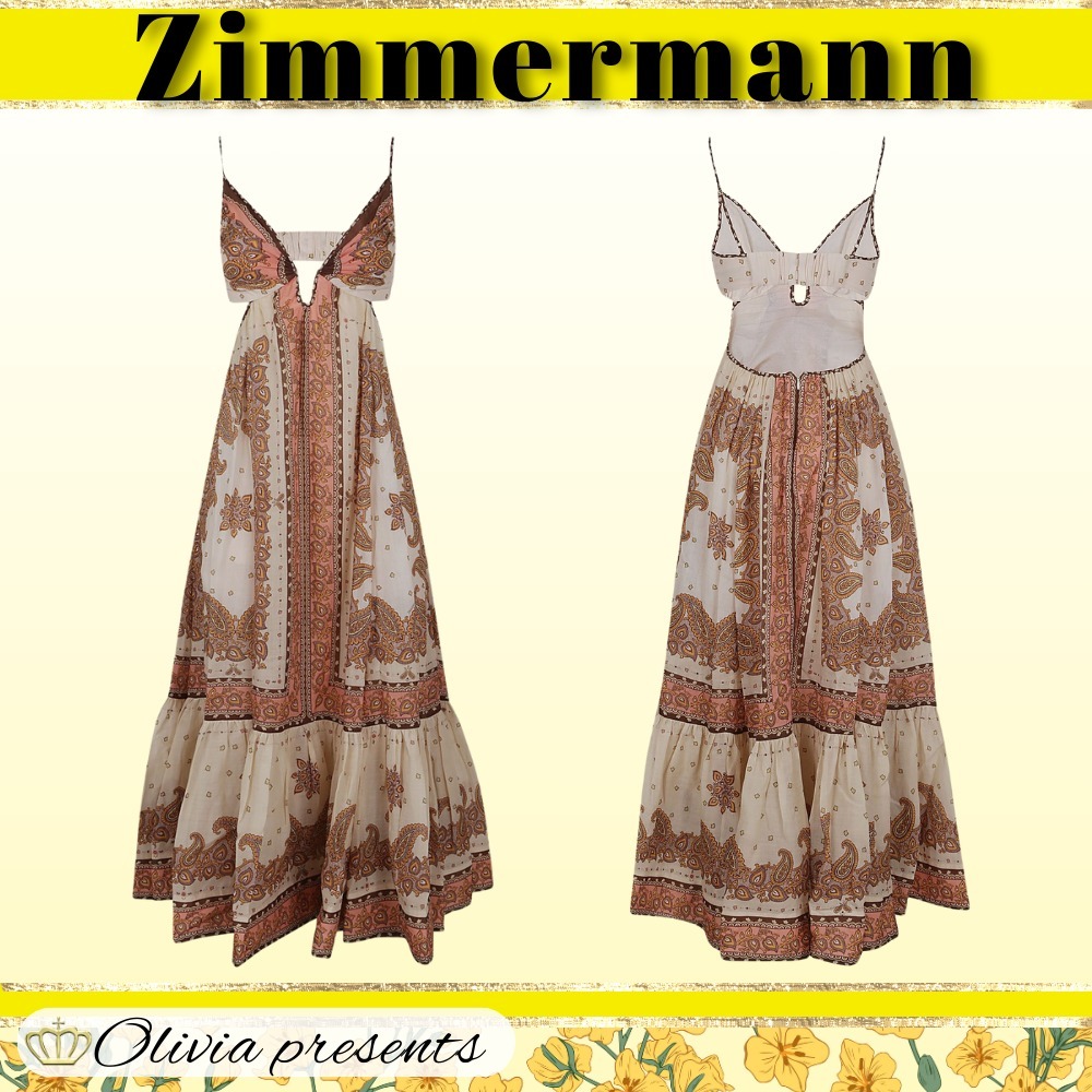 【Zimmermann】マキシン プランジ マキシドレス
