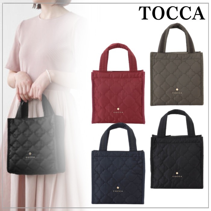 【撥水】TOCCAトッカ  キルトミニバッグ