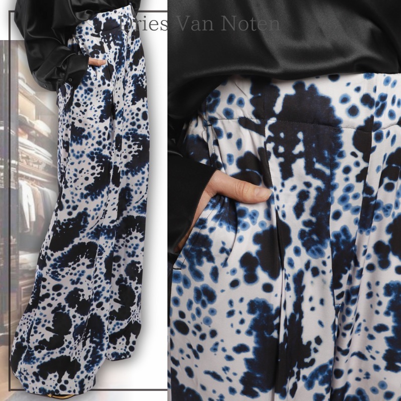 【エレガントにキマる】Dries Van Noten プリントパンツ