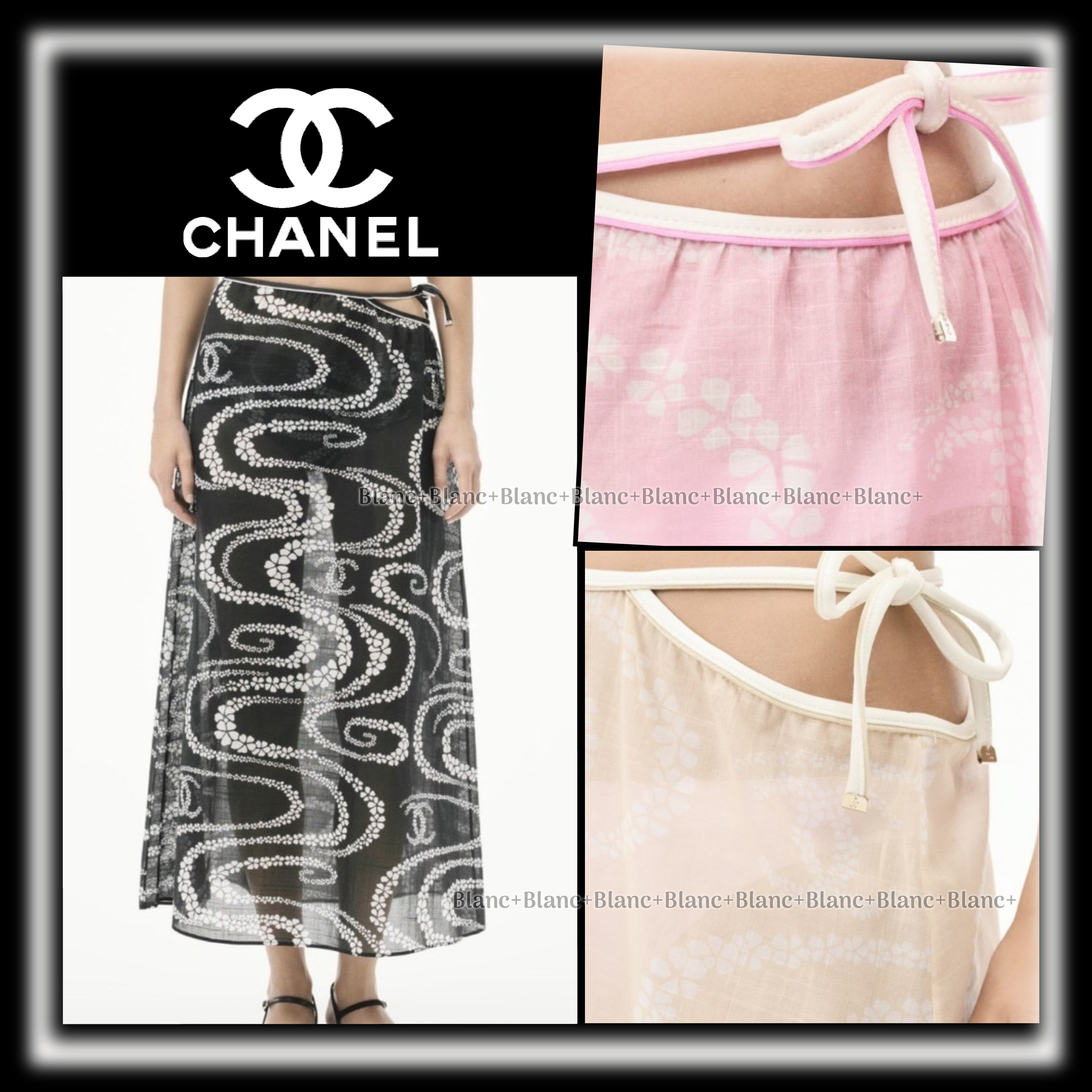エレガントな花模様♡【CHANEL】スカート