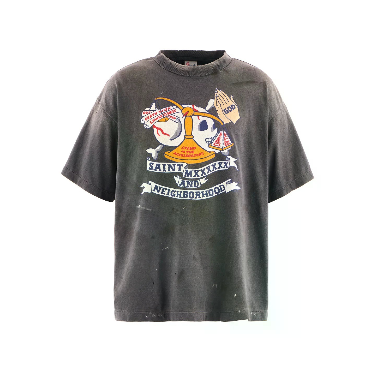 国内発送☆Saint Mxxxxxx☆NH_SS TEE/STHD. PRAY/BLACK