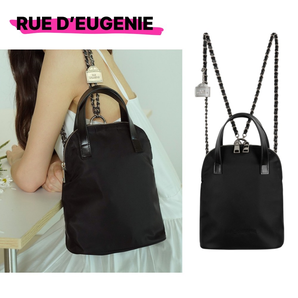 [RUE D’EUGENIE] Luna Backpack : Silver Chain