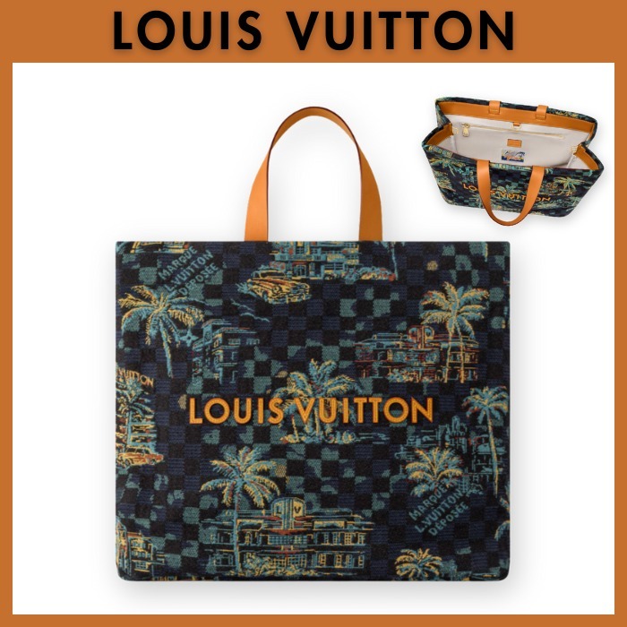 南国ムード溢れる☆LOUIS VUITTON☆ショッパー・トートMM