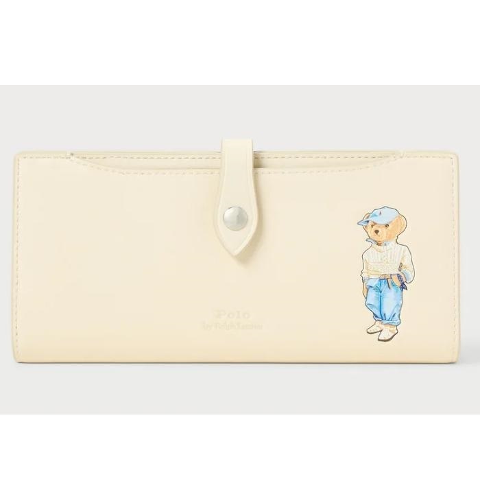 Polo Ralph Lauren POLO BEAR LEATHER SNAP長財布