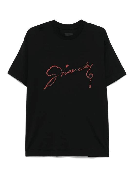Tシャツ・カットソー GIVENCHY Men T Shirts BM71MG3YQ4001 Black