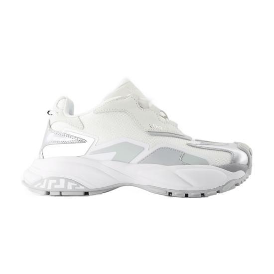 スニーカー VERSACE Men Sneakers 1016306 1A12679 2WP4P WHITE LIGHT PEARL