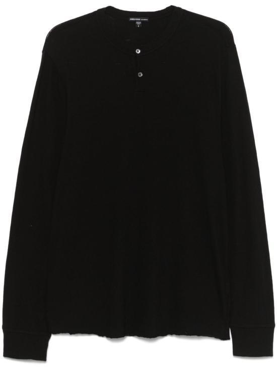 Tシャツ・カットソー JAMES PERSE Men T Shirts MJD3755 BLK Black