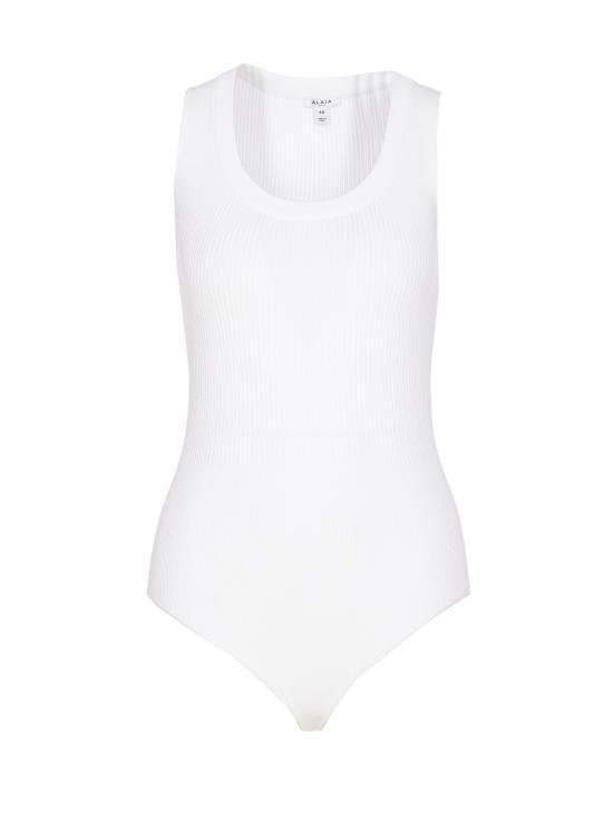 オールインワン・サロペット ALAIA Women Bodysuit Tops AA9B0353K017A 000 White