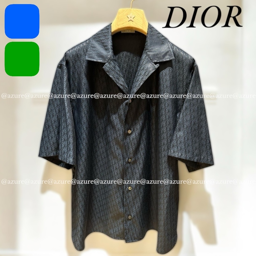 25秋♪DIOR Oblique 半袖シャツ 483C568A5231