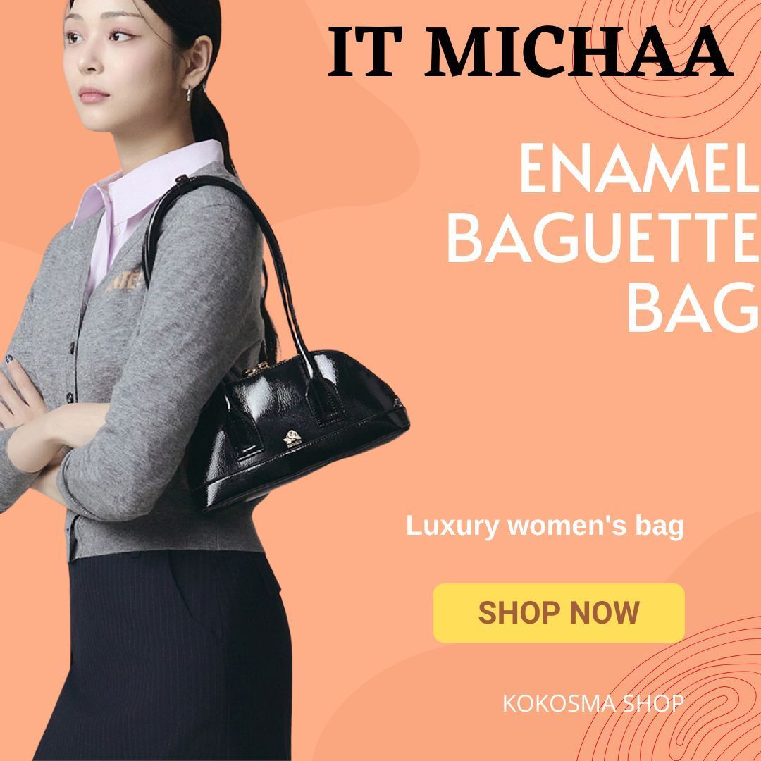 IT MICHAA [イミシャ] Enamel Baguette Bag