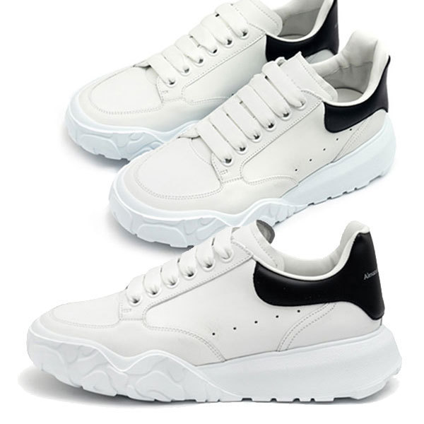 Alexander McQUEEN☆COURT TRAINER レザー スニーカー ホワイト