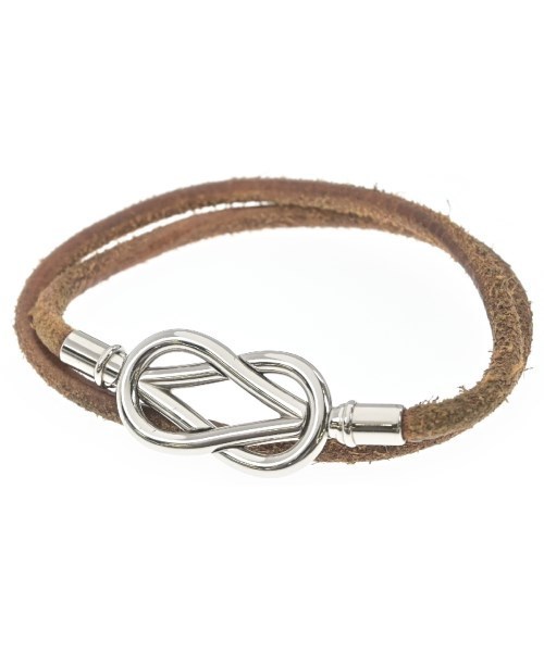 HERMES エルメス ネックレス 茶系 - 4500325Y0020