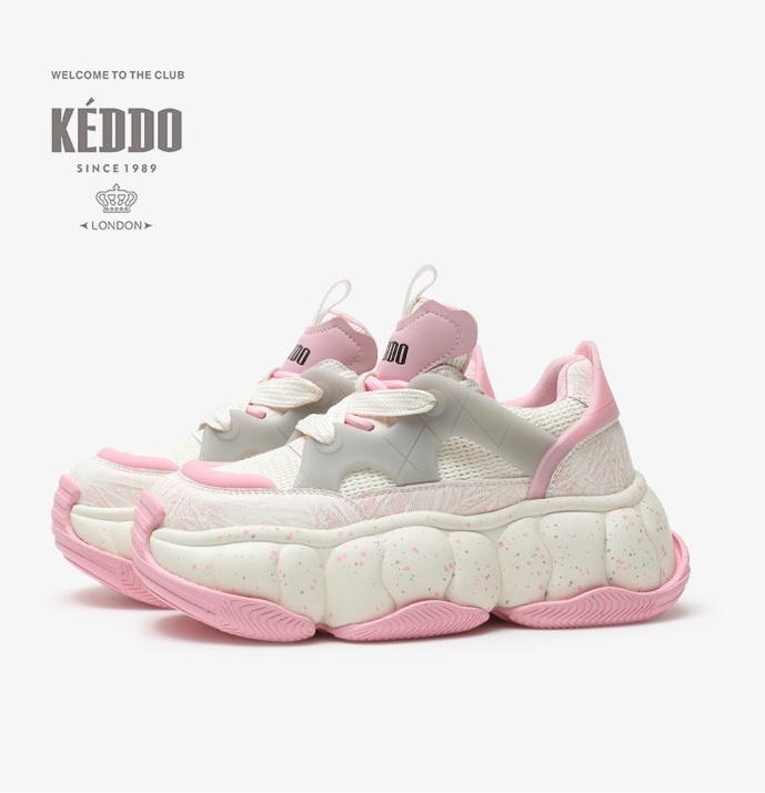 KEDDO★Breathable mesh platform sneakers 厚底スニーカー KE1